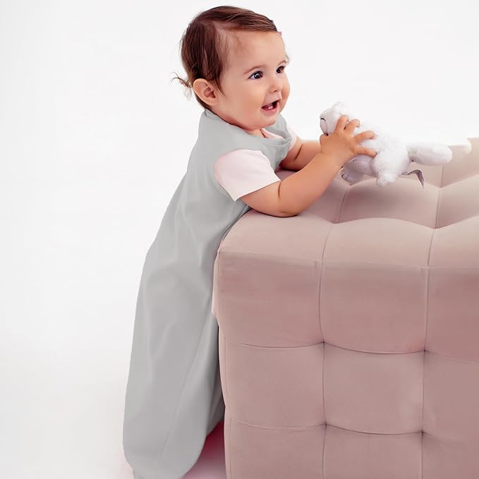 Mama Cheetah Baby Sleep Sack 0.5 TOG, Organic Cotton Baby Wearable Blanket with Two-Way Zipper, Swaddle Transition Baby Sleeping Bag for Newborn Infant Toddler Boy Girl, 18-24 Months