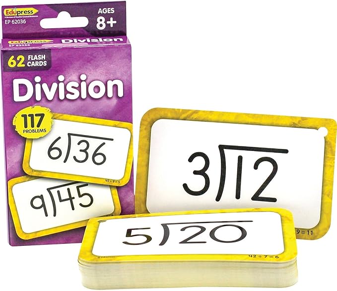 Teacher Created Resources Division Flash Cards (EP62036)