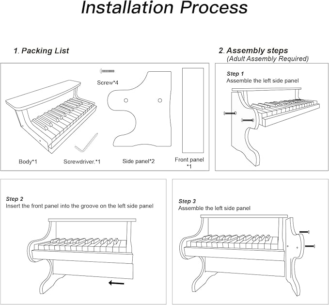 MUSICUBE Kids Piano Keyboard 25 Keys Digital Piano for 3-7 Years Old Beginner Girls Boys First Mini Piano Toys Educational Musical Instrument Gift Choice (Range: C4-C6)