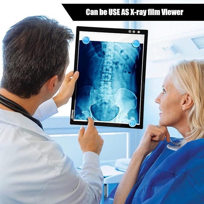 A3 Magnetic Light Pad for Diamond Painting, Physical Buttons Control Ultra-Thin Light Box Artcraft Tracing Light Board for 5D Diamond Painting Tatoo Pad Animation,Sketching, Designing, Stencilling