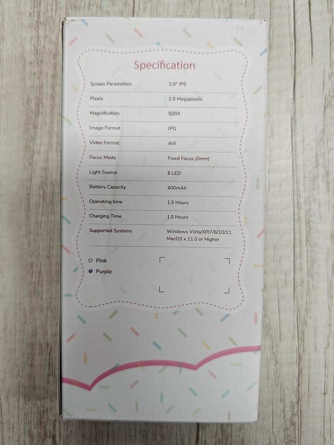 Kids Magnifying Glass with 8 Lights,Handheld Microscope for Stem Toys, Edu Gift Age 4-6 8-12 Children Students