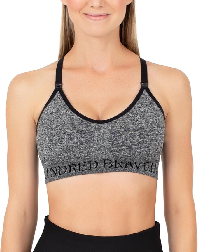 Kindred Bravely Sublime Nursing Sports Bras for Breastfeeding, Soft & Stretchy Maternity Bra