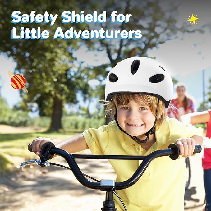 Kids/Youth Bike Helmet for Boys Girls and Teens, Adjustable and Multi-Sport for Bicycle, Kick Scooter, Skateboard, Roller/Inline Skate