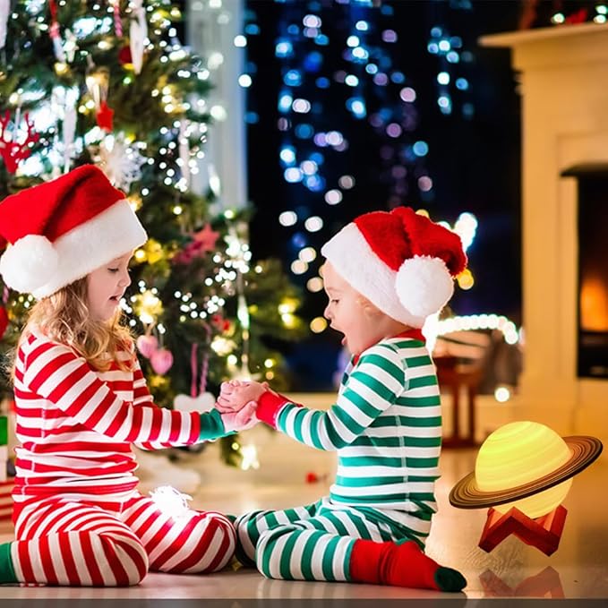 YDSIII Saturn Lamp 8.66 inch Moon Lamp Galaxy Lamp 16 Colors LED 3D Moon Light USB Rechargeable Remote&Touch Control Nursery Room Decor Birthday Gift for Girls&Boys&Women