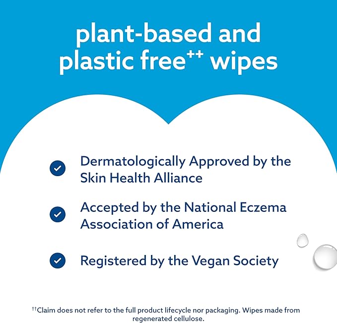 WaterWipes Sensitive+ Newborn & Baby Wipes, 3-In-1 Cleans, Cares, Protects, 99.9% Water, Unscented & Hypoallergenic, 720 Count (12 Packs)