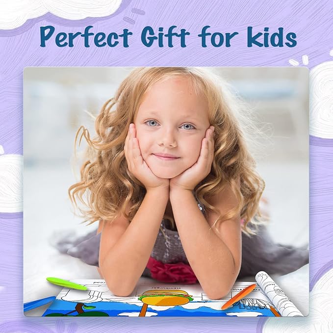 YPLUS Triangle Crayons for Kids - Washable Toddlers Crayons 12 Colors, Non Toxic Handwriting Posture Correction Coloring Art Supplies