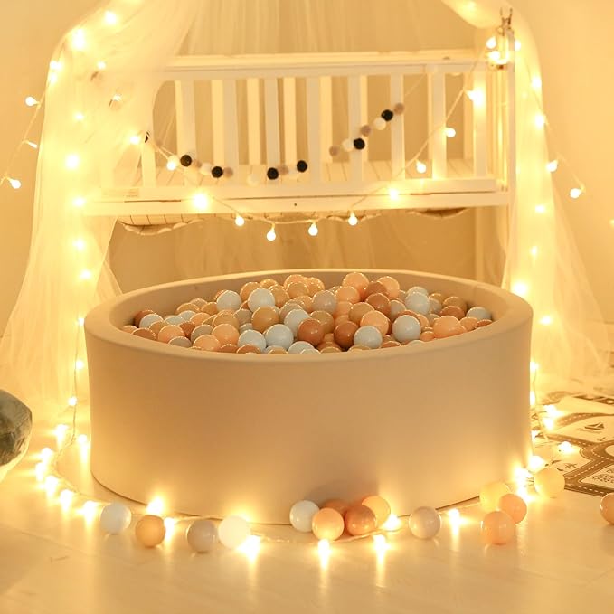 GOGOSO Ball Pits Balls for Toddlers Pack of 50 100 200 Plastics Shape Ball Non-Phthalate Non-BPA Non-Toxic 2.2-Inch Crush Proof Play Balls