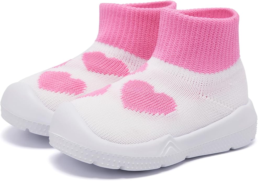 MORENDL Toddler Sock Shoes Baby Walking Shoes Infant Slippers Boys & Girls Non-Slip Sneakers