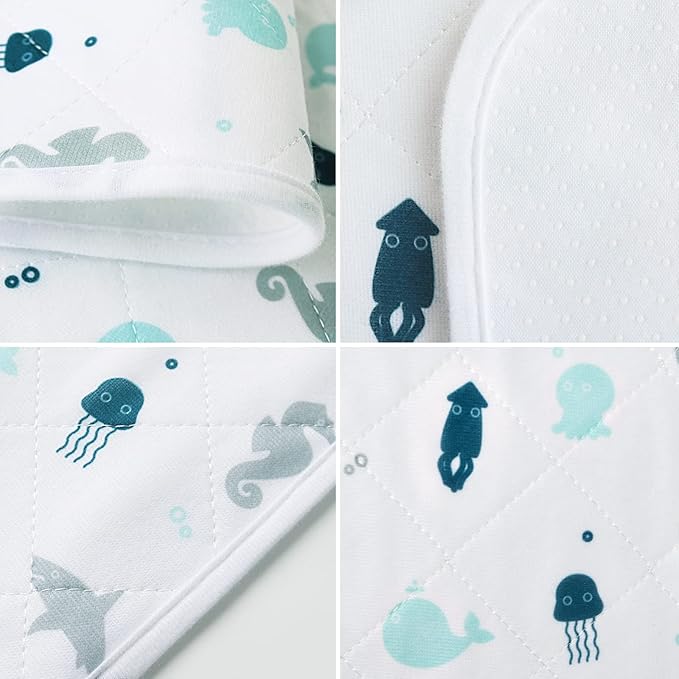 Potty Training Pee Pads for Kids, Bed Pads Washable Waterproof, Bed Wetting Pads for Twin and Toddler Beds, Waterproof Crib Mattress Protector Pad Cover, Non Slip and Easy to Change, 1 Pack