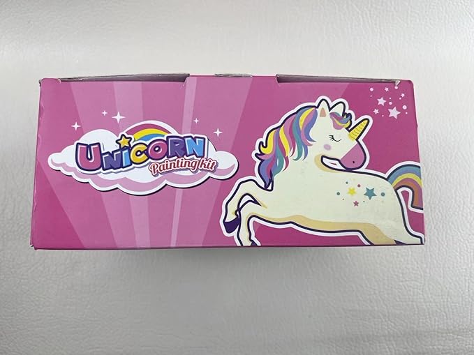 DIY Painting Unicorn Kit Arts and Crafts Set for Kids or Girls Decorate and Drawing 3D Toys for Children Gift(6 Unicorns)