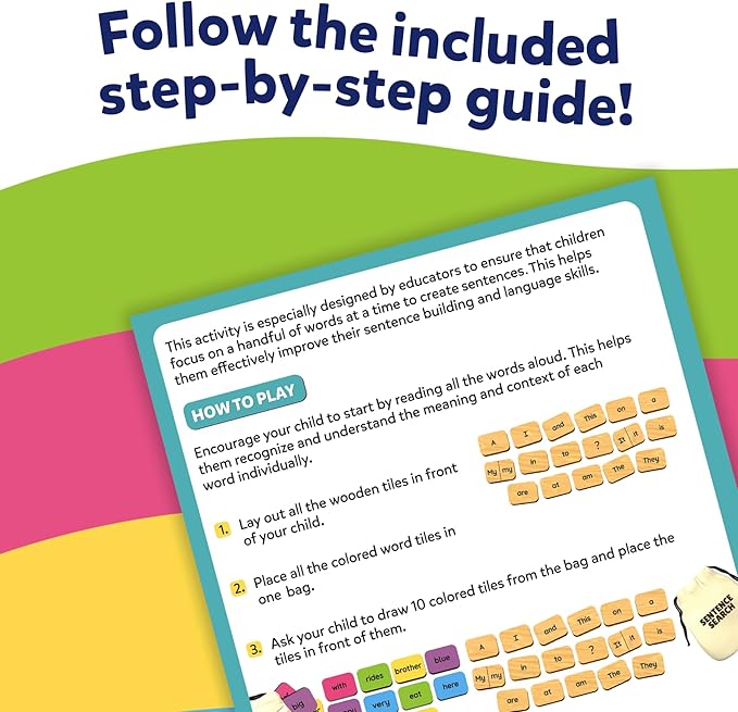 Skillmatics Learning Toys - Sentence Search, Fun Sentence Building Activity, Creative Word Play, Educational Toys for Kids, Gifts for Boys and Girls Ages 5, 6, 7, 8