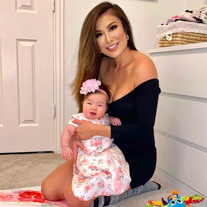 Mama Cheetah Baby Sleep Sack 2.5 TOG, Winter Baby Sleeping Bag with 2-Way Zipper, Organic Cotton Swaddle Transition Wearable Blanket for Boy Girl Infant Toddler, 12-18 Months, 1-Pack