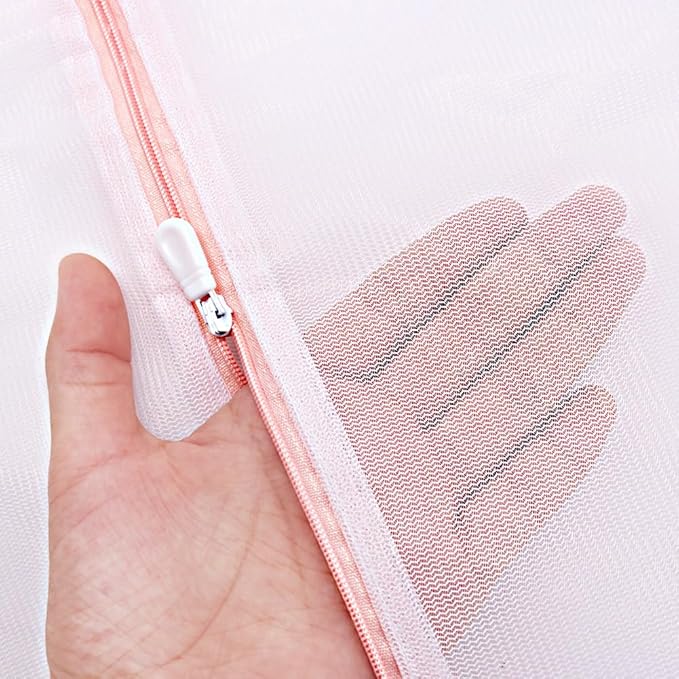 Tenn Well 3PCS Mesh Laundry Bags, 20 x 23 Inches Large Lingerie Bags for Washing Delicates, Garments, Bath Towels, Dirty Clothes, Socks, Toys, Travel