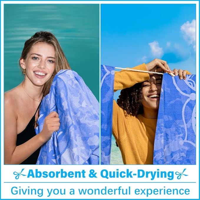 Oversized Turkish Beach Towel Blanket XXL Cotton Sandproof Towels Boho Woven Extra Large Big Sand Free Giant Throw Thick Blankets Huge Quilt XL Picnic Camping Necessities Cloud For Adult Gifts