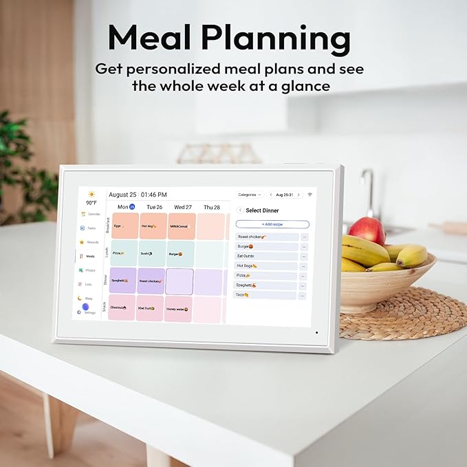 BOCT 15.6'' Digital Calendar Wall - 32GB Memory Touch Screen Chore Chart Smart Calendar,Digital Planner,Auto-Sync,APP Control,Interactive Family Schedules, Gift for Mother