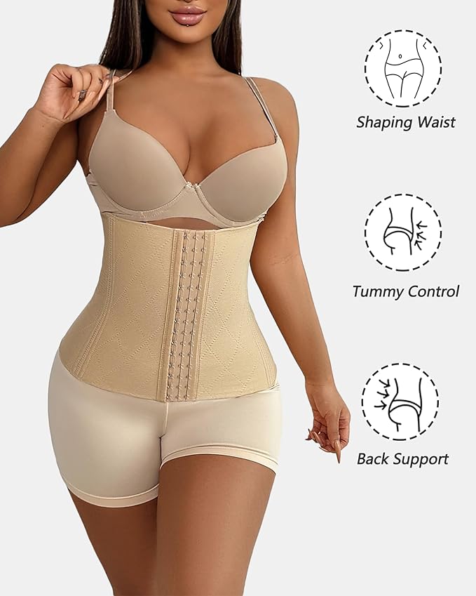 Waist Shaper Waist Cincher Corset Shapewear Stomach Shapewear Faja Postpartum Waist Trainer for Women Belly Wrap