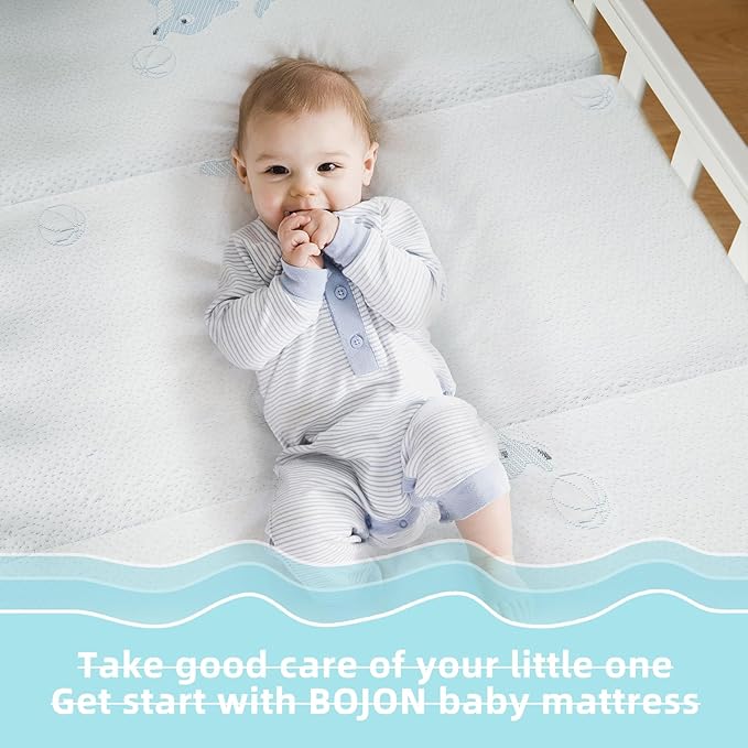 Pack and Play Mattress, 38x26” Foldable Travel Crib Memory Foam Playpen Mattress Pad for Baby & Toddler – Fits Most Playards