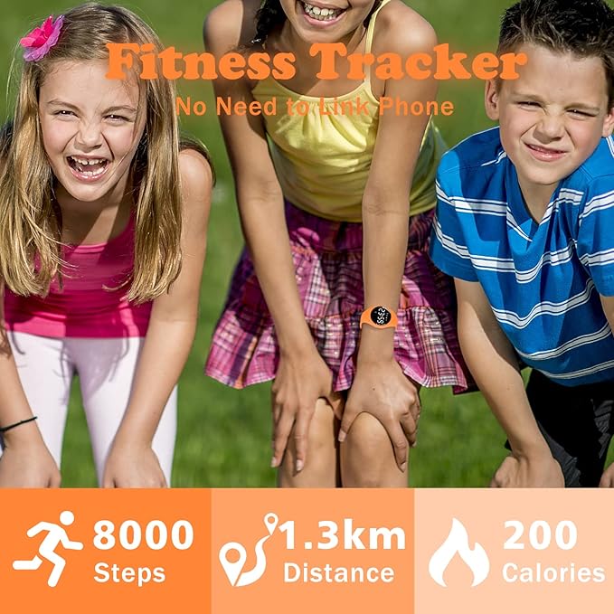 Kids Watches for Girls Boys Digital Sport Watch with Step Counter Pedometer Vibration Alarm Clock, No App Waterproof Fitness Tracker Kids Watch Boys Girls Teens Students Ages 5-16