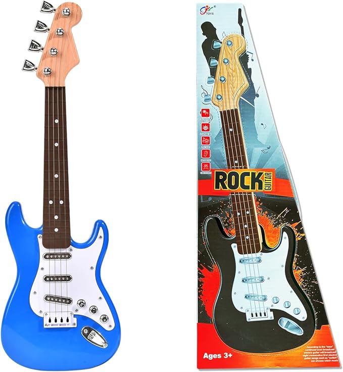 16inch Mini Guitar Toy for Kids and Beginners, Electric Guitar with Strap for Toddlers and Boys and Girls Instrument Toys