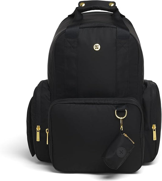 Huggies Signature Hug Pack Diaper Backpack, Black, O/S