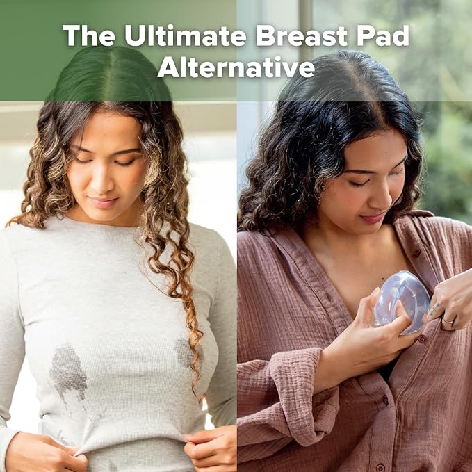 haakaa Ladybug Milk Collectors Breastmilk Catcher Wearable Nursing Cups for Breastfeeding Moms to Collect Leaky Breast Milk, Protect Sore Nipples, Made of Soft Food Grade Silicone(1.4oz/40ml,2PCS)