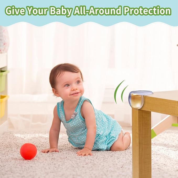 Baby Proofing Corner Protector Baby: 12 Pack Table Corner Protectors for Baby Furniture Guards| Baby Proof Corner Protectors to Cover Sharp Furniture