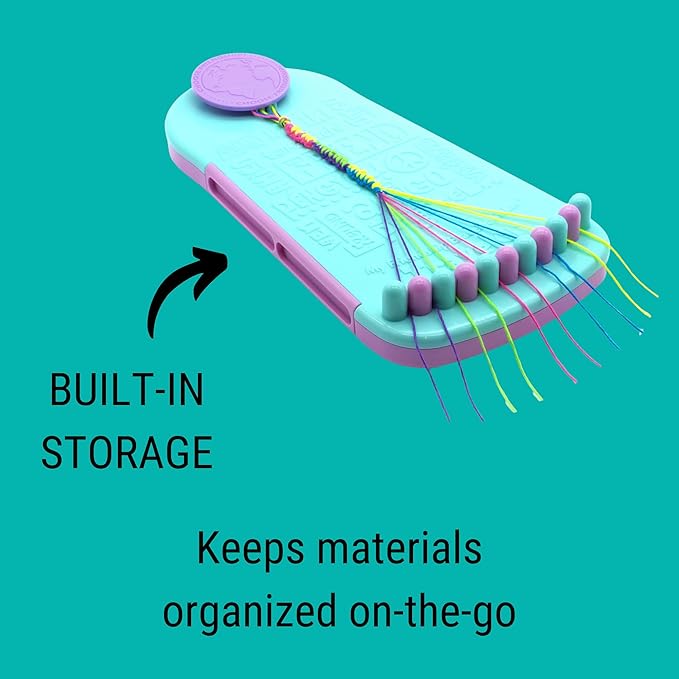 Choose Friendship, My Friendship Bracelet Maker®, an American Original | 20 Pre-Cut Threads - Makes Up to 8 Bracelets | Craft Kit, Kids, Bracelet Making Kit, Jewelry-Making Kit, Gifts for Girls 8-12