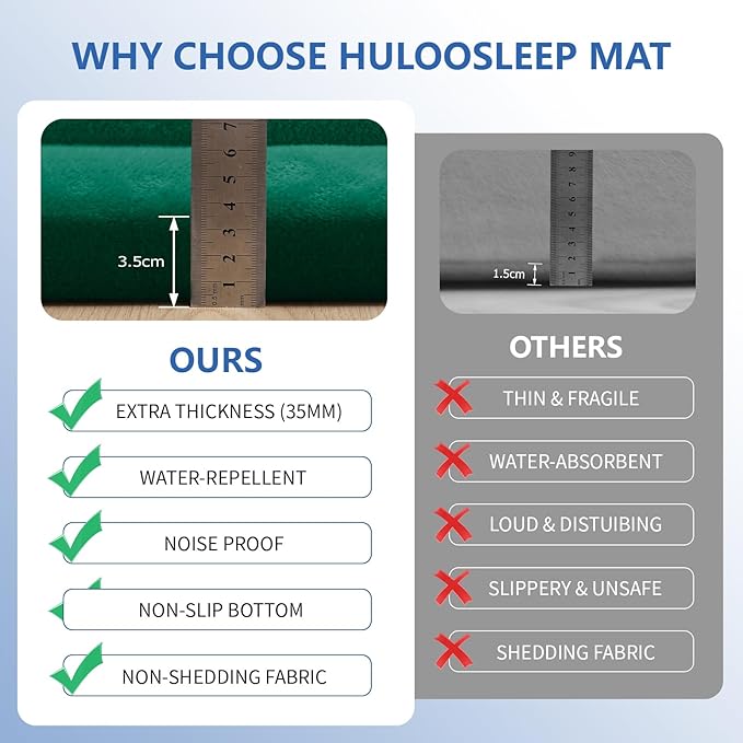 Baby Play Mat for Floor,1.3" Thick Elasti-Foam 74×50 Playpen Mat for Toddlers Infant kids,Water-Repellent Soft Coral Velvet for Tummy Time, Non-Slip Backing for Crawling,Tatami Style(Dark Green)