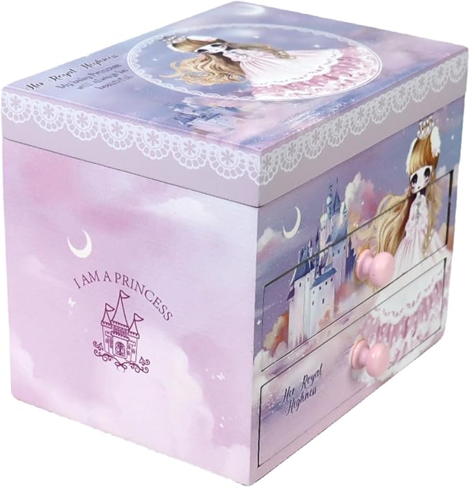 Music Jewelry Box for girls purple girls jewelry box Little girl birthday christmas Gift kids jewelry box Organizer