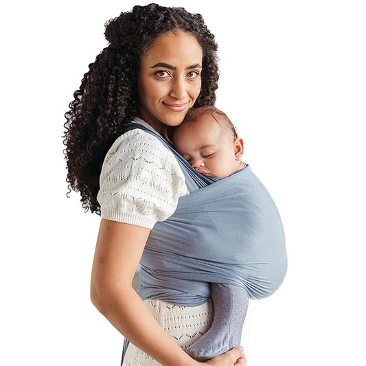 Solly Baby Wrap, Buttery-Soft Baby Carrier Newborn to Toddler 8-25 Lbs., Lightweight & Hands-Free Infant Wrap, Breathable Summer Carrier, Baby Wearing & Postpartum Essential, New Mom Gift, Coastal