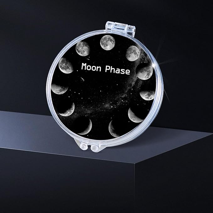 Orzorz Slide Discs Star Projector Galaxy Light Home Planetarium Projector (Work Star Projector) (Moon Phase)