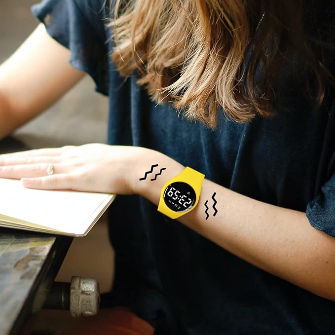 Kids Watches for Girls Boys Digital Sport Watch with Step Counter Pedometer Vibration Alarm Clock, No App Waterproof Fitness Tracker Kids Watch Boys Girls Teens Students Ages 5-16