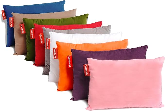 Pipsqueak Microfiber Pillow - Small, Mini - 11 x 7 in - Perfect for Travel, Cars, Airplanes, Camping, Dogs, Toddlers, Kids, Lumbar, Knees and Neck - Ages 2 Yrs and Up