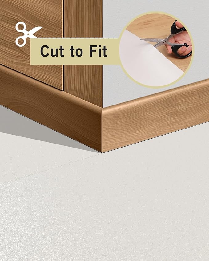 Soft Vinyl Floor Mat for Bedroom, 4'×6' Beige Waterproof Plastic Area Rug for Kitchen, Non-Slip Multi-Pupose Floor Cover Protector for Painting, Pet Accident, Splat Mat for Baby Spill