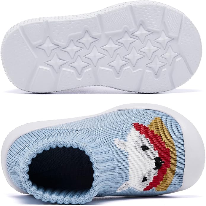 MORENDL Toddler Sock Shoes Baby Walking Shoes Infant Slippers Boys & Girls Non-Slip Sneakers