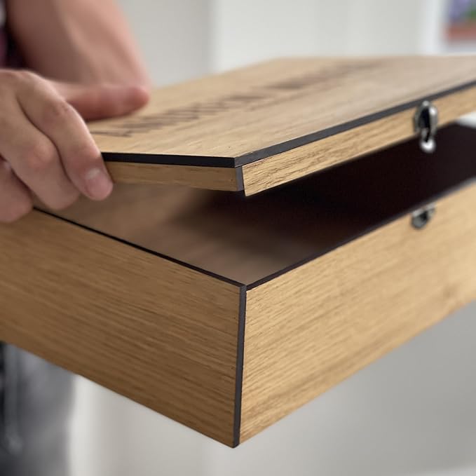 Personalized wooden name box for memories, keepsake Christmas gift, present for Him, Her, Boyfriend, Girlfriend, Baby Boy, Baby Girl, Brother, Sister, Guy, Groomsmen, Bride Friend for Birthday