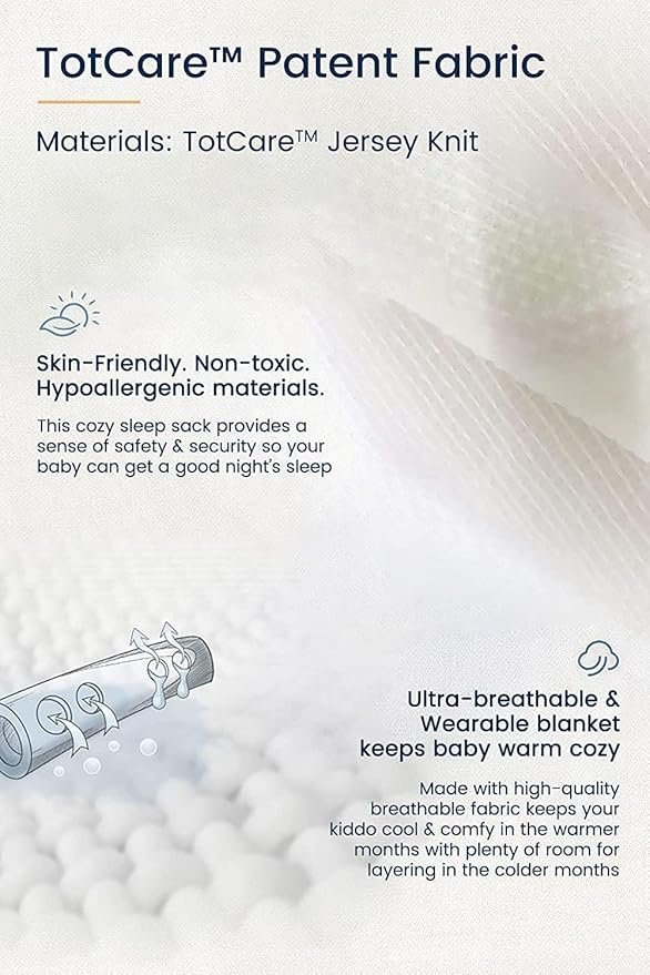 TotAha Sleep Sack 12-18-24 Months 3 Pack, Buttery Soft, Safe Wearable Blanket Baby, Sleeping Bag for Baby with 2-way Zipper, 0.5 TOG