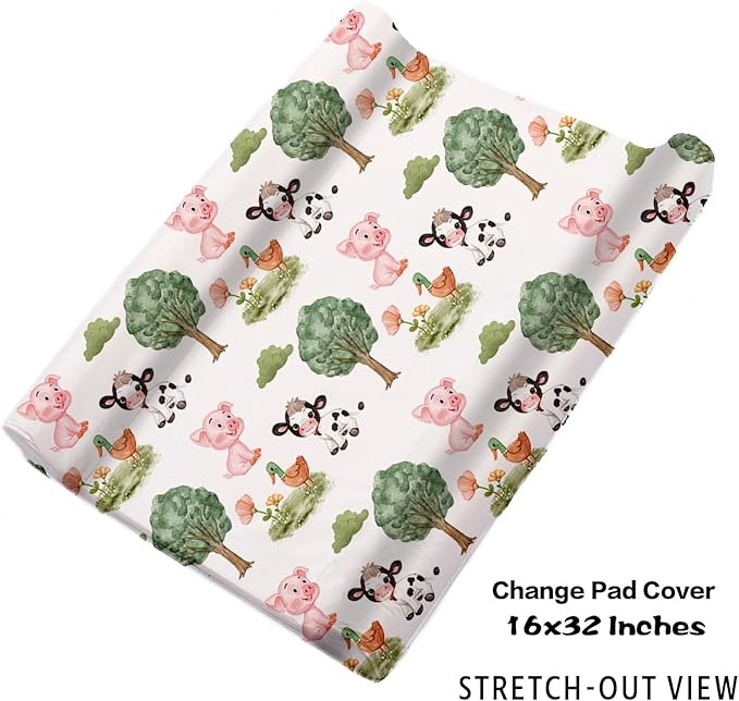 Personalized Nursery Crib Bedding Set: Custom Name 5 Piece Baby Crib Sets with Animal House Design - Toddler Double Layer Blanket Set, Comfortable Crib Bed Sheets for Baby Grils