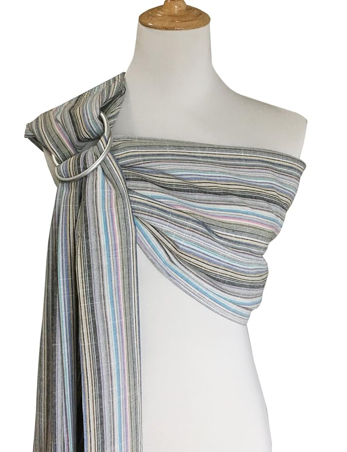 Ring Sling Baby Carrier, Soft Cotton Baby Sling Carrier Newborn to Toddler, Baby Wrap Carrier for Plus Size Parents, Perfect Shower Gift, Sweet Desserts