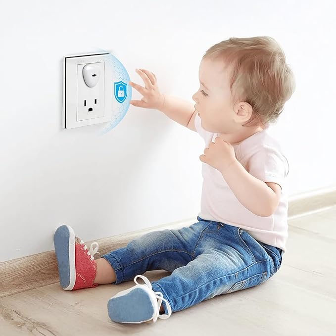 VEVOR Outlet Covers, 70 Pack, Plug Covers for Electrical Outlets, Secure Electric Socket Protector Caps with Shock Prevention, Easy Installation, Insulated ABS, for Home Wall Power Sockets, White