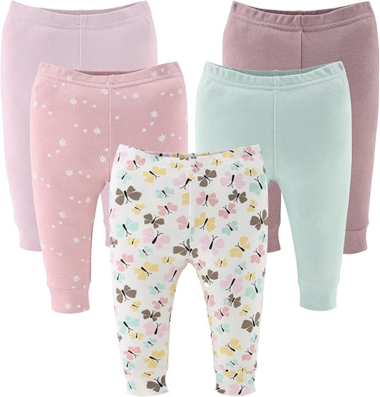 The Peanutshell Baby Girl Pants, Baby Girls' Clothing, Cotton Baby Clothes for Girls, Newborn to 24 Month Pants, Bottoms