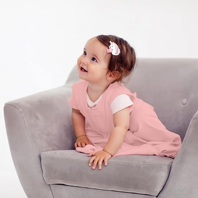 Mama Cheetah Baby Sleep Sack 0.5 TOG, Organic Cotton Baby Wearable Blanket with Two-Way Zipper, Swaddle Transition Baby Sleeping Bag for Newborn Infant Toddler Boy Girl, 24-48 Month