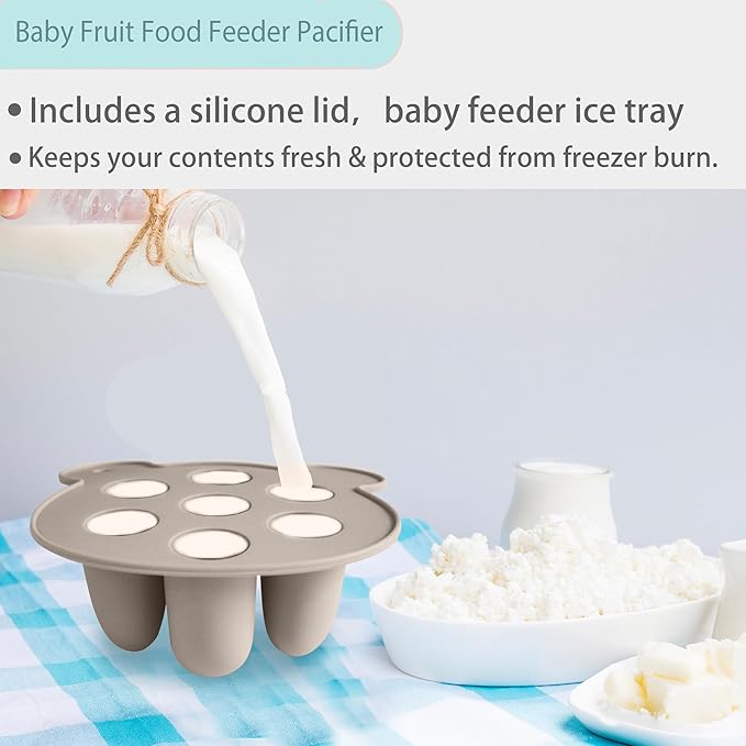 Frozen Breastmilk Teether & Forage Feeder Set Frozen Breastmilk Teether Tray