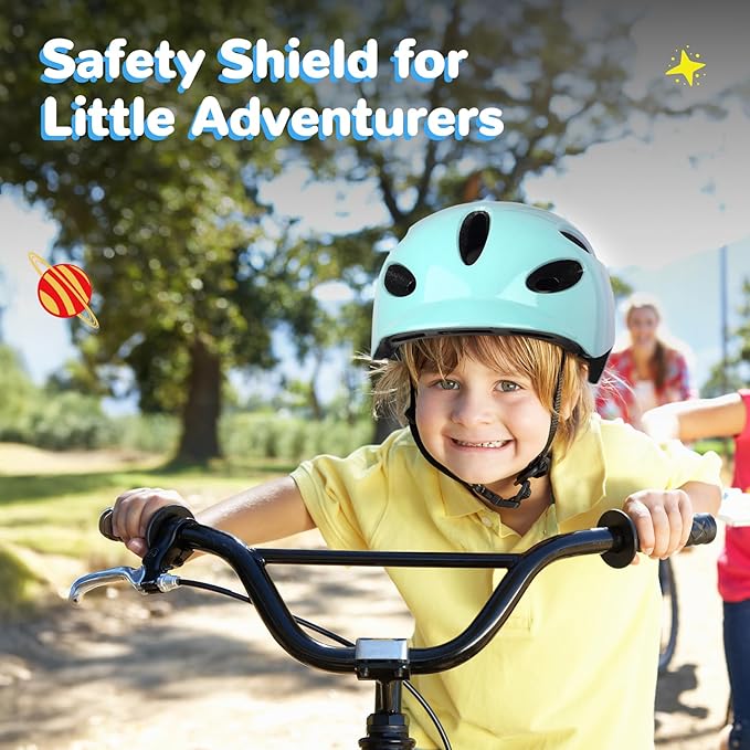 Kids/Youth Bike Helmet for Boys Girls and Teens, Adjustable and Multi-Sport for Bicycle, Kick Scooter, Skateboard, Roller/Inline Skate