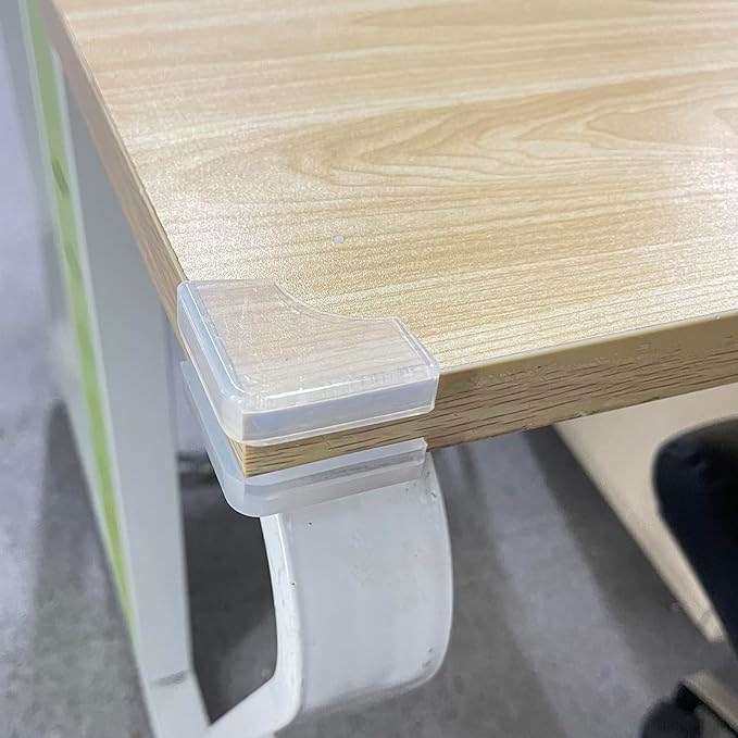 Food-Graded Silicone Clear Corner Protectors, Baby Proofing Table Edge Guards, Pre-Tapep Adhesive Soft for Kids Child Safety Proof, Cabinets Counter Furniture Bumpers (12, 1/5x4/5 in (Width))