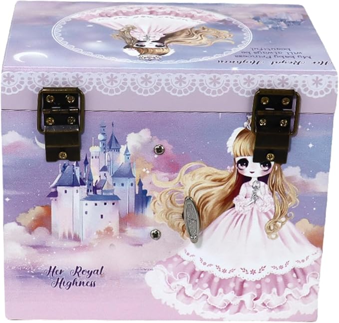 Music Jewelry Box for girls purple girls jewelry box Little girl birthday christmas Gift kids jewelry box Organizer