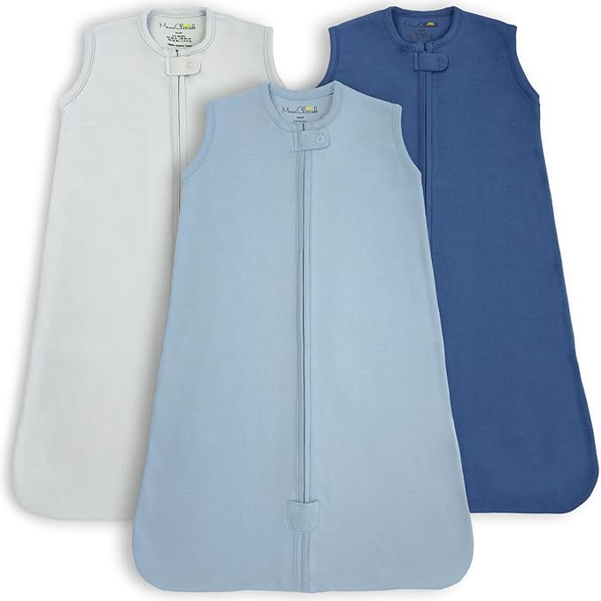 Mama Cheetah Baby Sleep Sack 0.5 TOG, Organic Cotton Baby Wearable Blanket with Two-Way Zipper, Swaddle Transition Baby Sleeping Bag for Newborn Infant Toddler Boy Girl, 6-12 Months