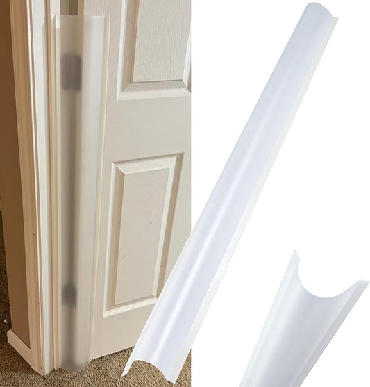 4PCS Baby Proofing Door Finger Pinch Guard Clear Door Jam Shield for Child Safety Finger Pinch Protector Hinge Protectors for Kids/Pet