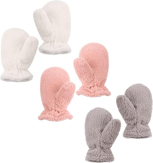 Zsedrut Baby Boys Winter Glove Warm Toddler Infant Girls Mittens Fleece Lined Gloves 1-7 Years