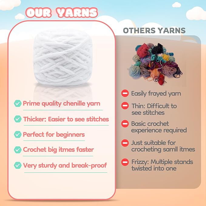 Cat Crochet Kit for Beginners-2PCS Calico Cats Crochet Kits for Adults Kids, Crochet Starter Kit with Step-by-Step Video Tutorials,Crochet Animal Kits Knitting Kit Learn to Crochet Kits